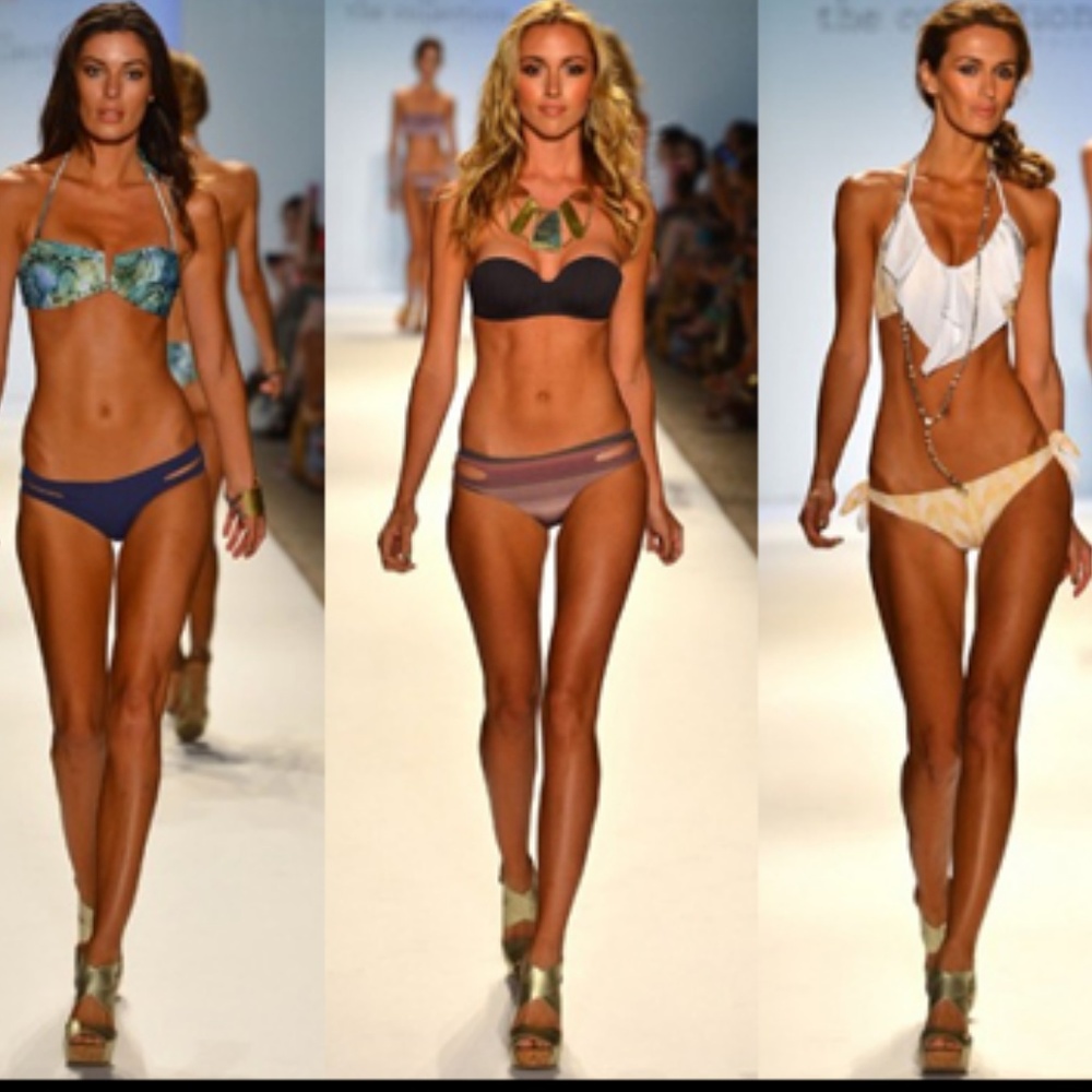 LAST ONE! PilyQ String Tie Bikini Bottom NEW - Picture 3 of 8